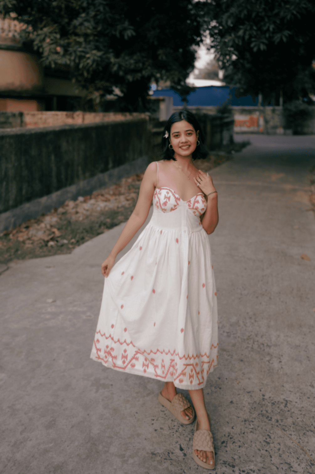 Rupkotha Jamdani Dress