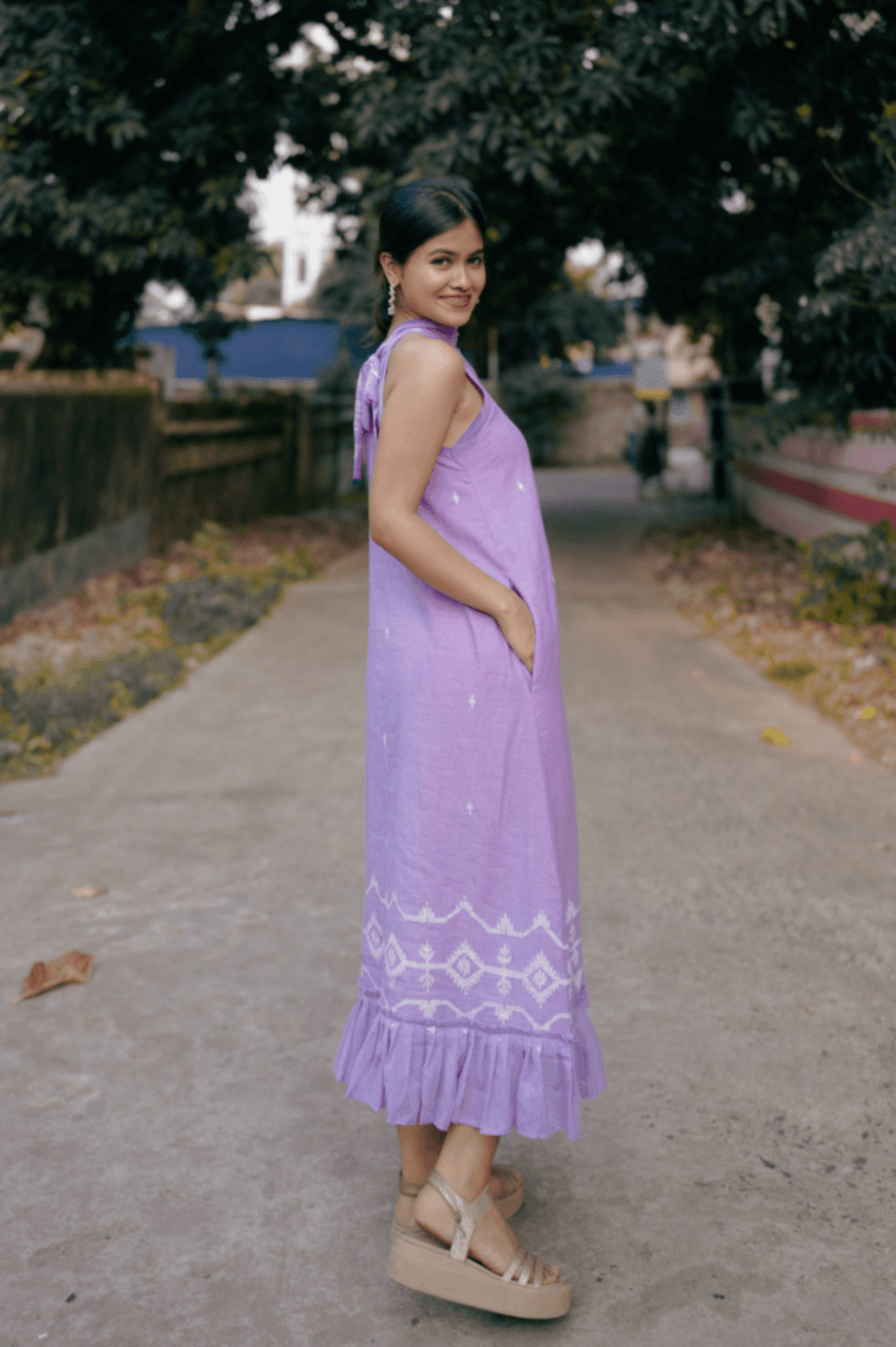 Mahek Jamdani Dress thumbnail 2