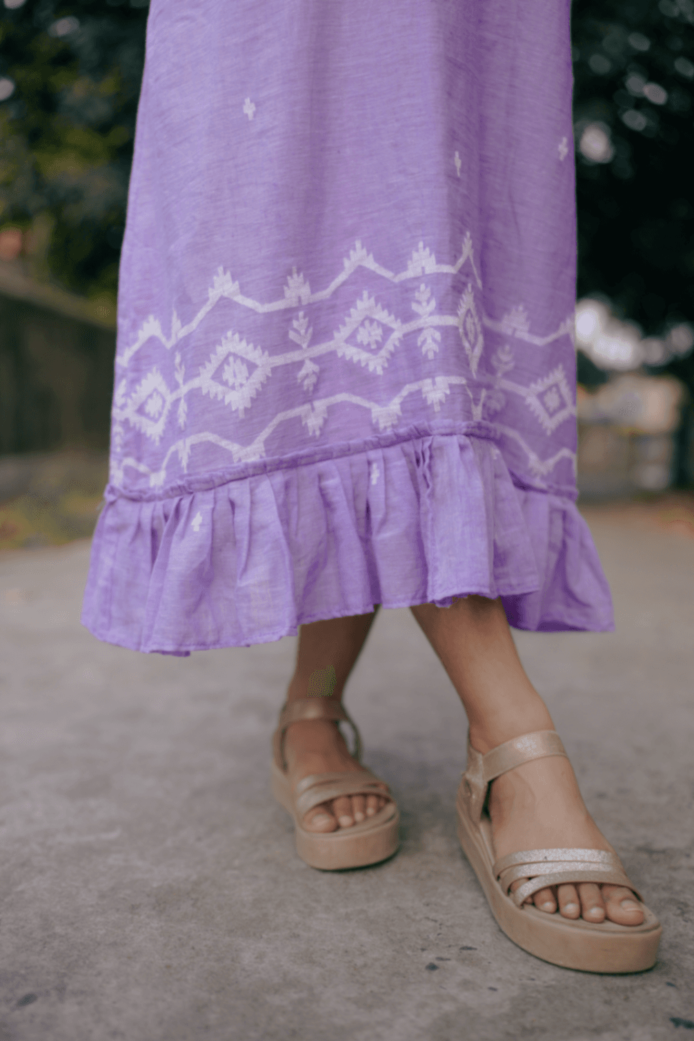 Mahek Jamdani Dress thumbnail 4
