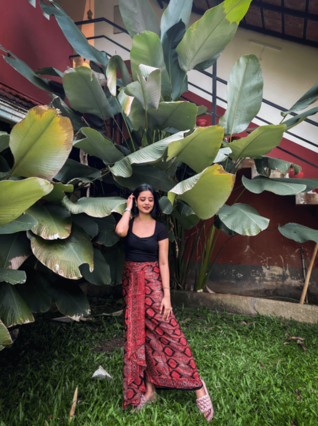 Ajrakh Dhoti Wrap Skirt