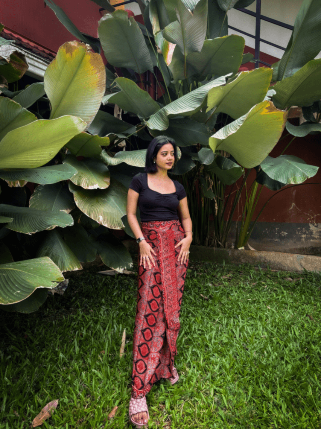 Ajrakh Dhoti Wrap Skirt thumbnail 3