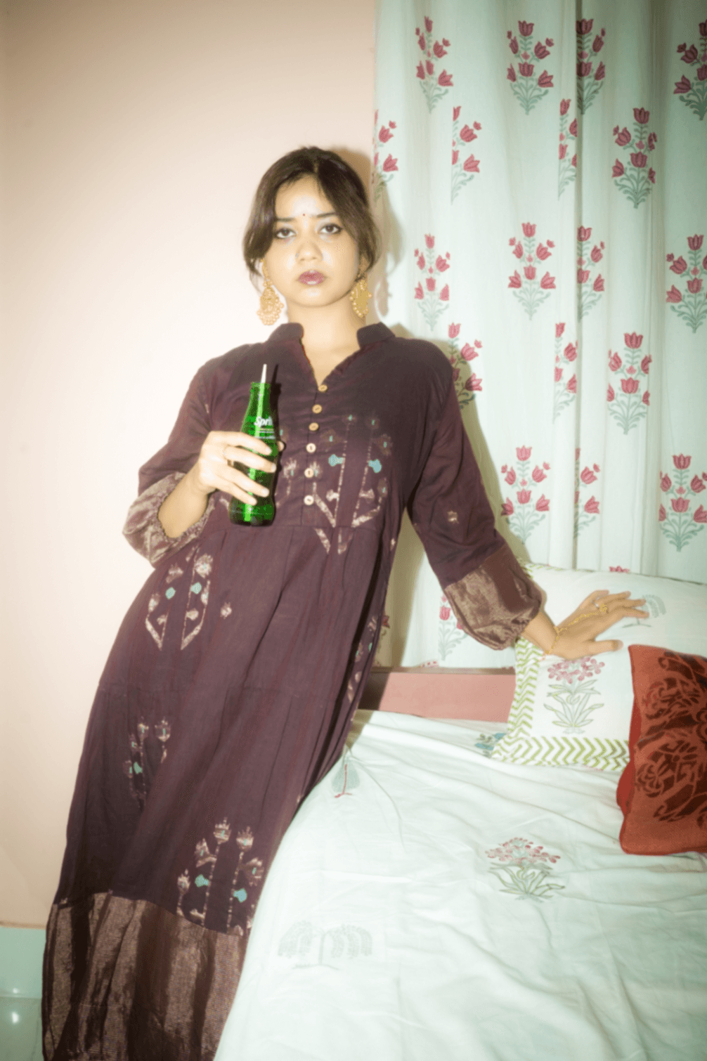 Bonolota Jamdani Dress thumbnail 4