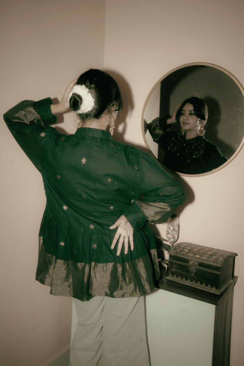 Bagicha Jamdani Top thumbnail 3