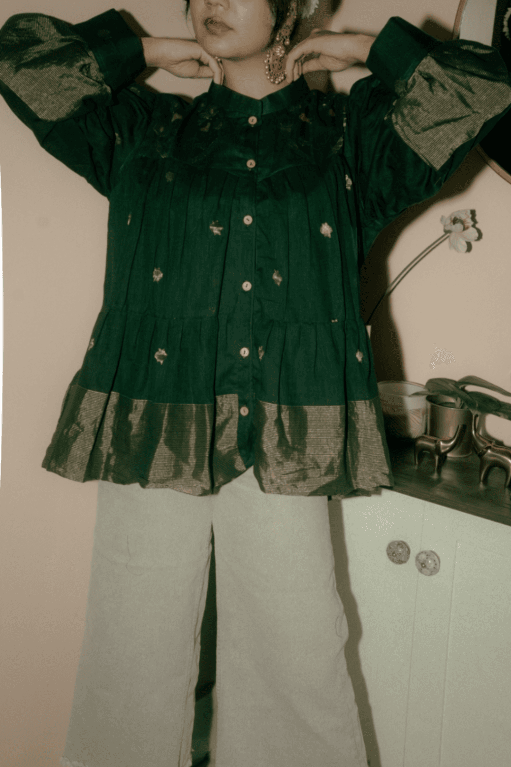 Bagicha Jamdani Top thumbnail 4